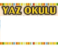 İZMİR YAZ OKULU