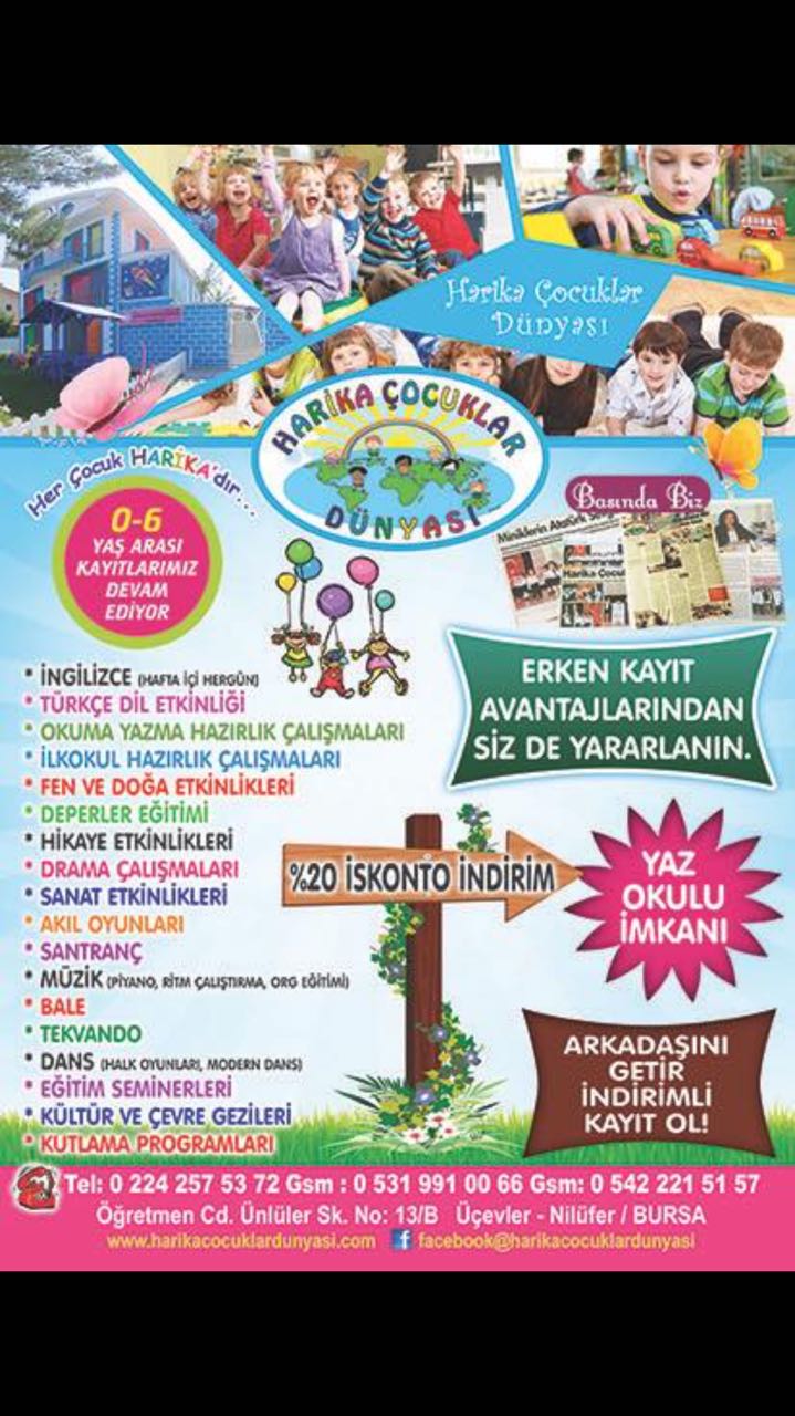 Harika Çocuklar Dünyası Anaokulu - Bursa