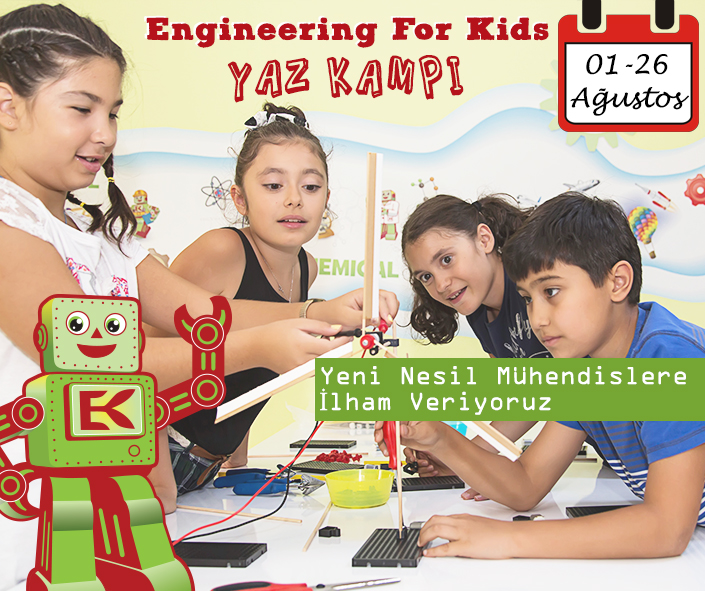Engineering For Kids Yaz Kampı Istanbul Anadolu/Ataşehir